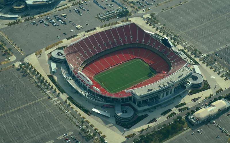 Arrowhead Stadium aerial, Kansas City