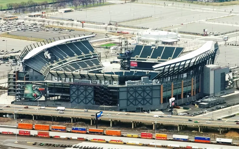 Lincoln Financial Field aerial, Philadelphia